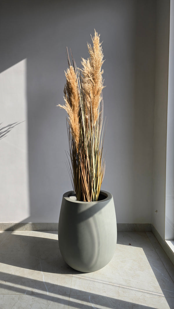 ARTIFICIAL GOLDEN PAMPAS GRASS PLANT-4FT