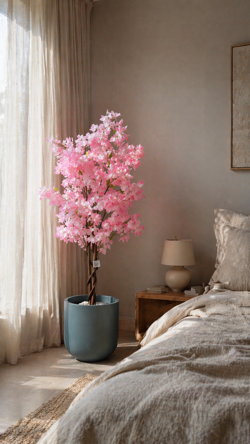 Butterfly Cherry Blossoms - 4 Feet - ILAN INDIA