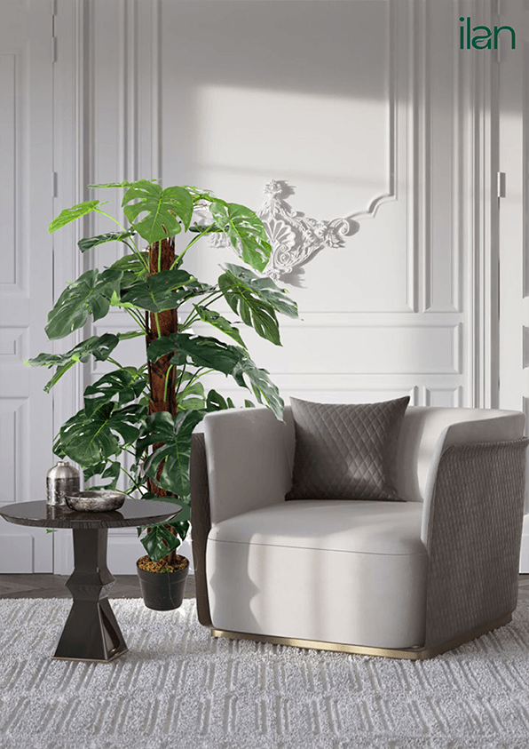 ARTIFICIAL POLE MONTERA PLANT-4FT - ILAN INDIA