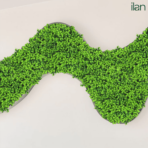 UV ARTIFICIAL GREENWALLS URBAN OPULENCE-(50X50) - ILAN INDIA