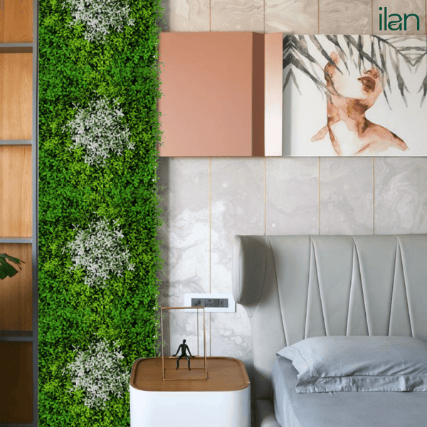 UV ARTIFICIAL GREENWALLS SPRING BLISS-(50X50) - ILAN INDIA